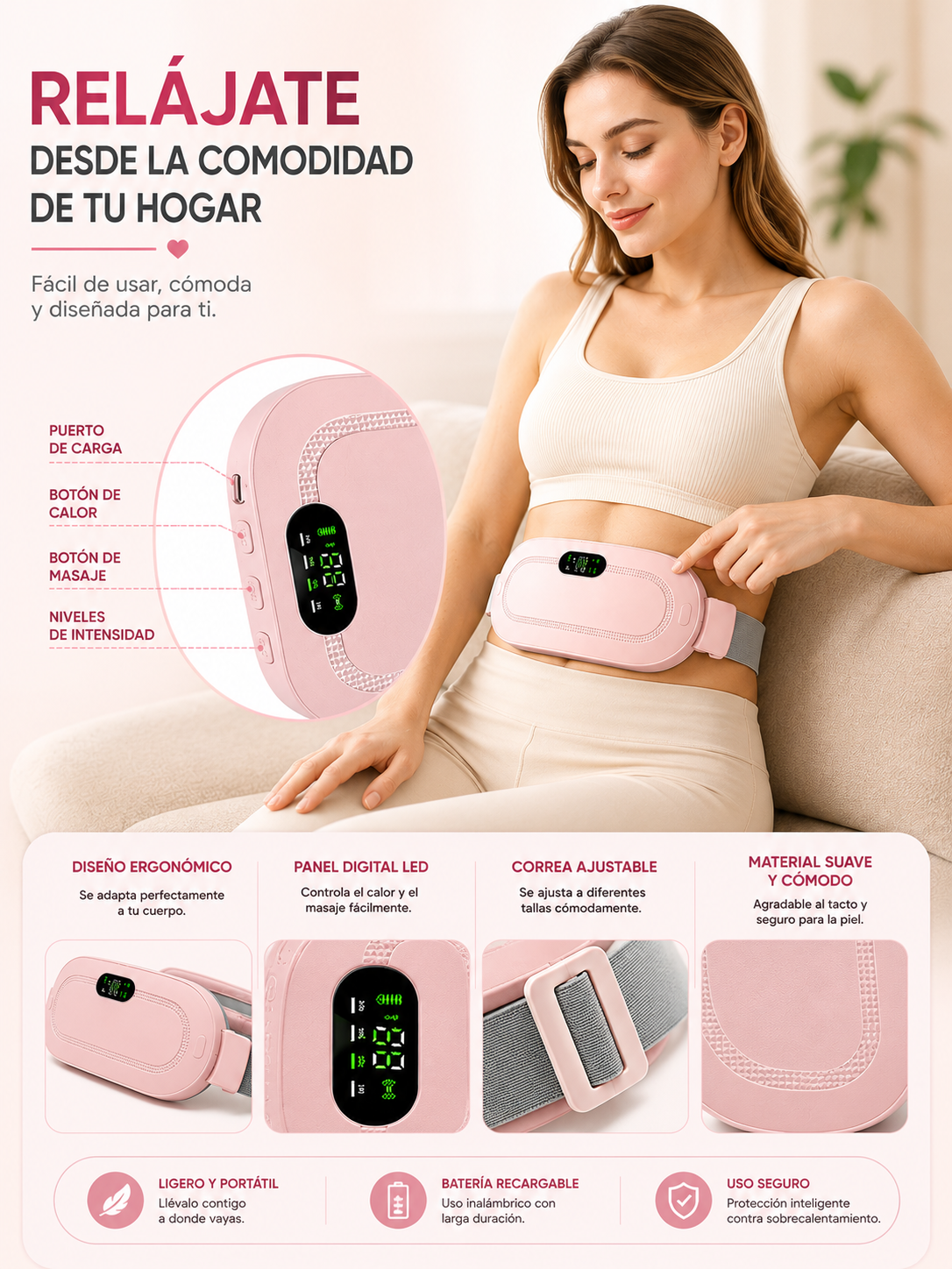 CINTURON TERMICO PARA COLICOS