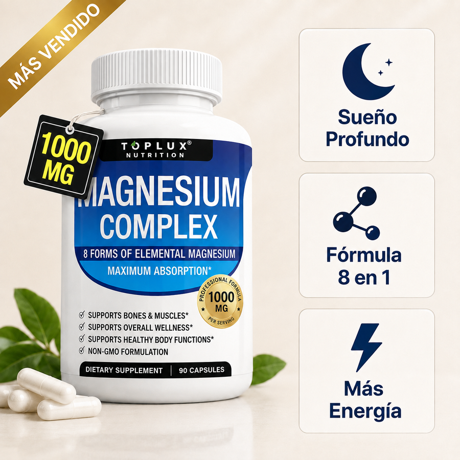 Suplemento Magnesio Complex Toplux 90 cp